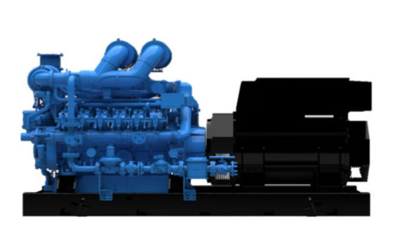 700 kW SP700NGB/S aardgasgenerator met zeer efficiënte gasmotor Industriële geluidsdemper met geluidsdemper